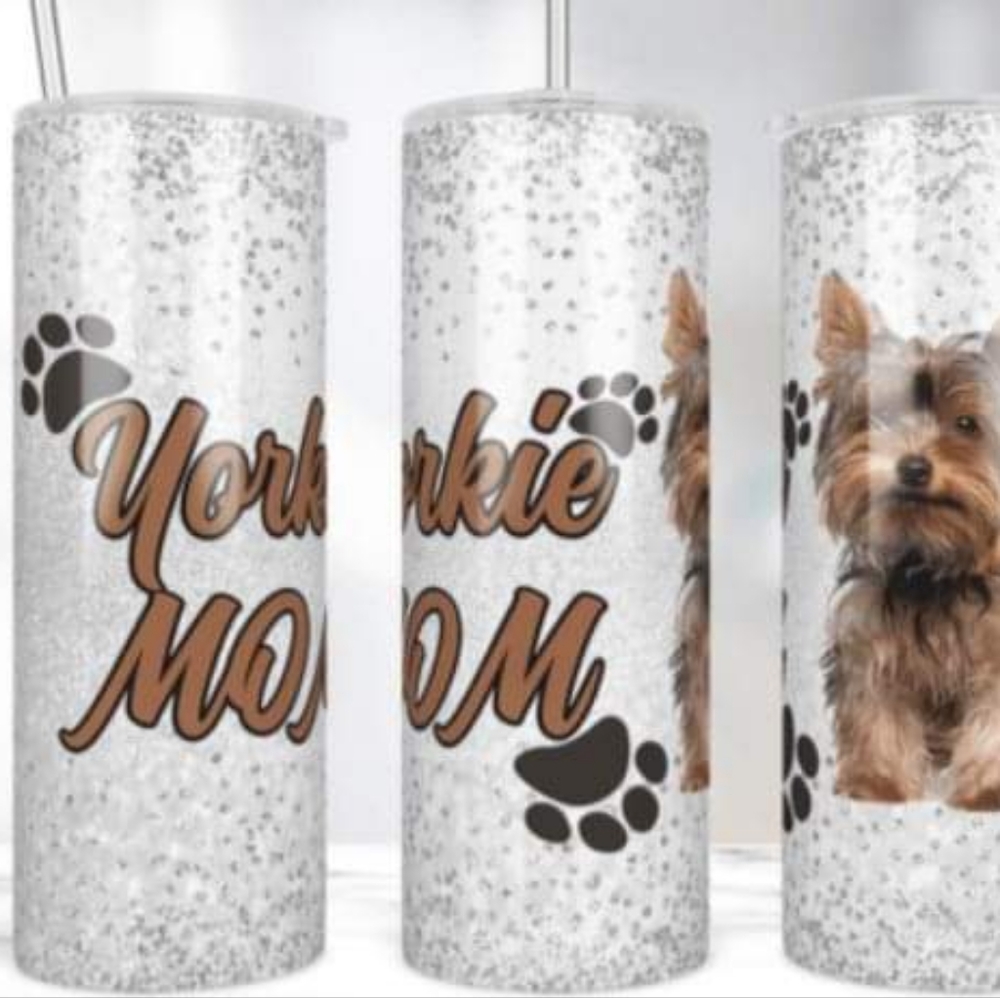 Yorkie Mom 20oz Tumbler